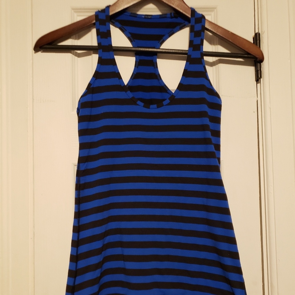 Lululemon Striped Cool Racerback Tank Womens 2-4